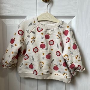 Zara sweatshirt pomegranate